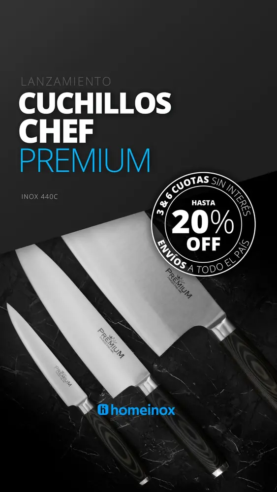 Lanzamiento de los cuchillos Chef Premium